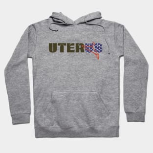 Uterus v hanger - Abortion rights - Roe v Vade - USA pro choice - liberal feminist Hoodie